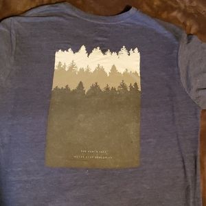 North Face heather blue t-shirt